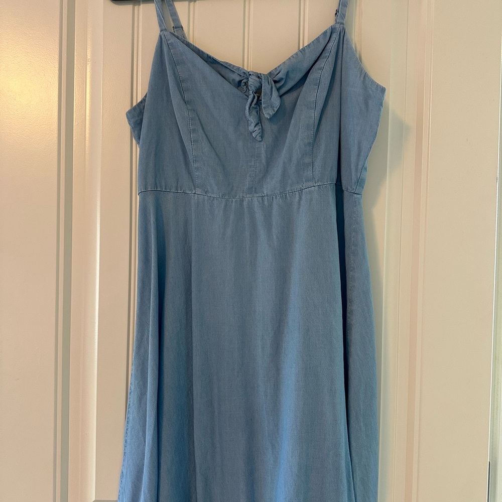 Blue Sleeveless Dress